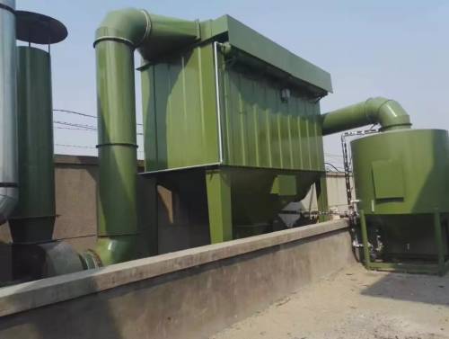 消防演習布袋除塵器安裝完成 消防演習布袋除塵器安裝完成